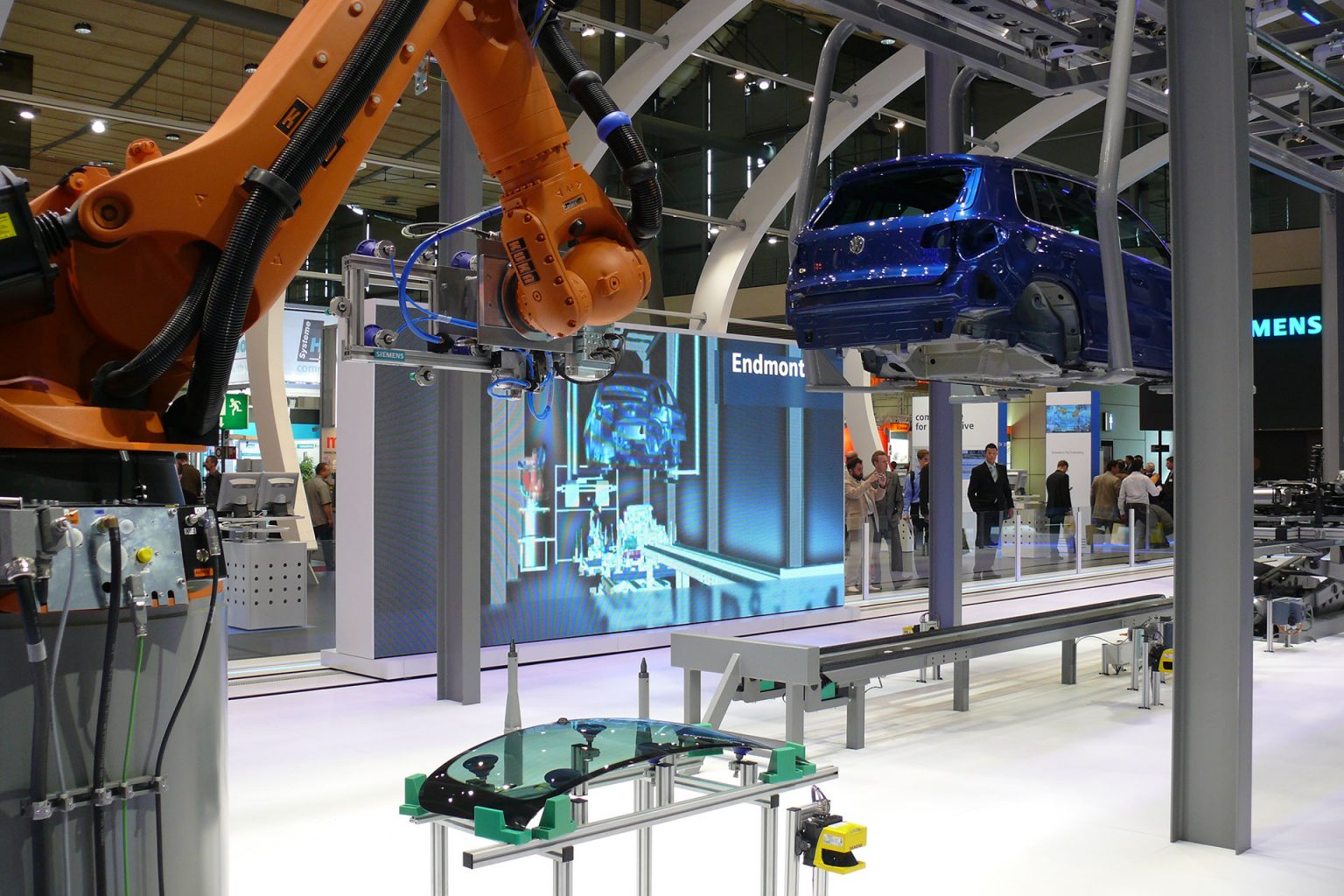 Siemens Produktionsroboter HMI 2008
